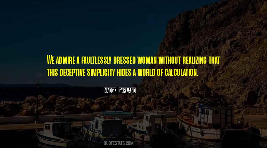 Quotes About Simplicity Of A Woman #1691770