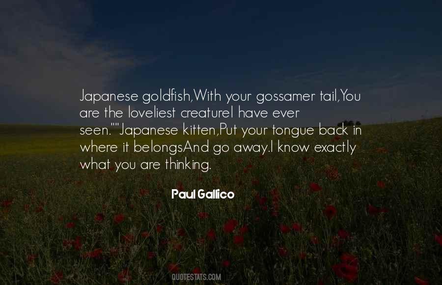 Quotes About Goldfish #550105