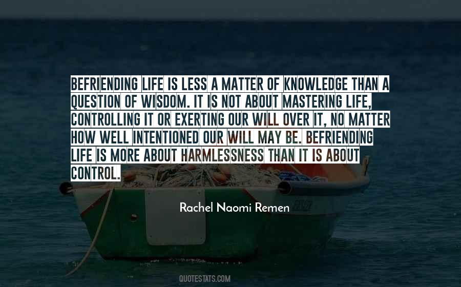 Quotes About Controlling Life #38012