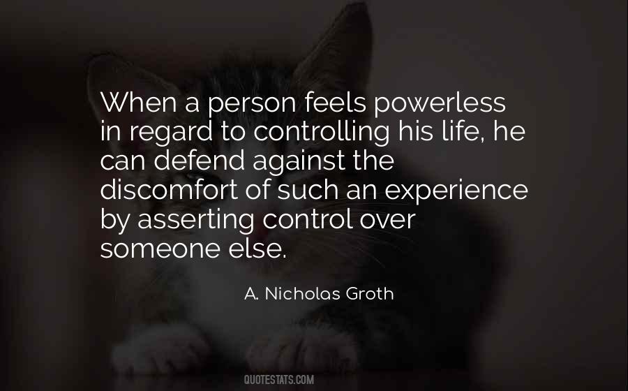Quotes About Controlling Life #656742