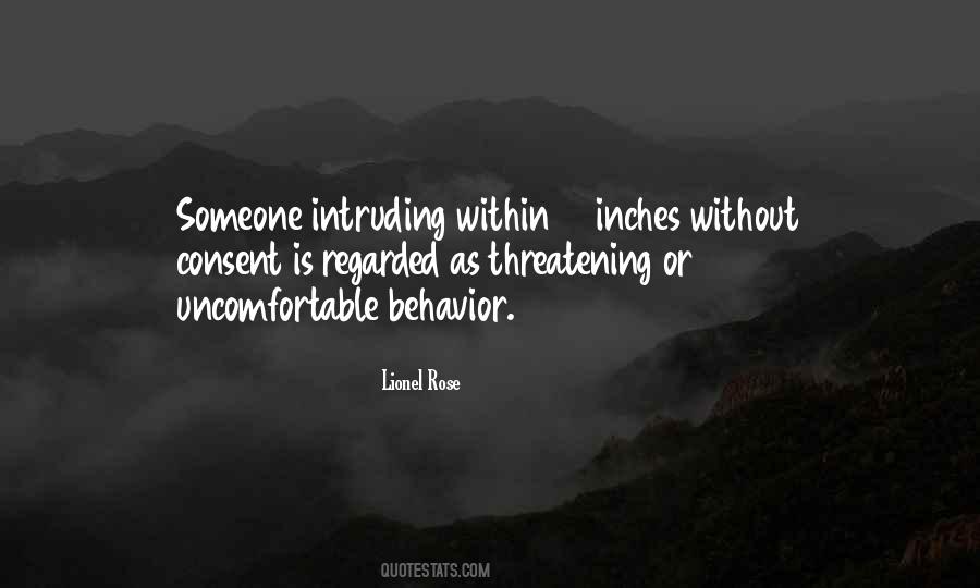 Quotes About Intruding #1393722