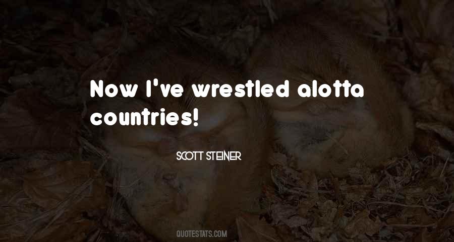 Wrestled Quotes #56305