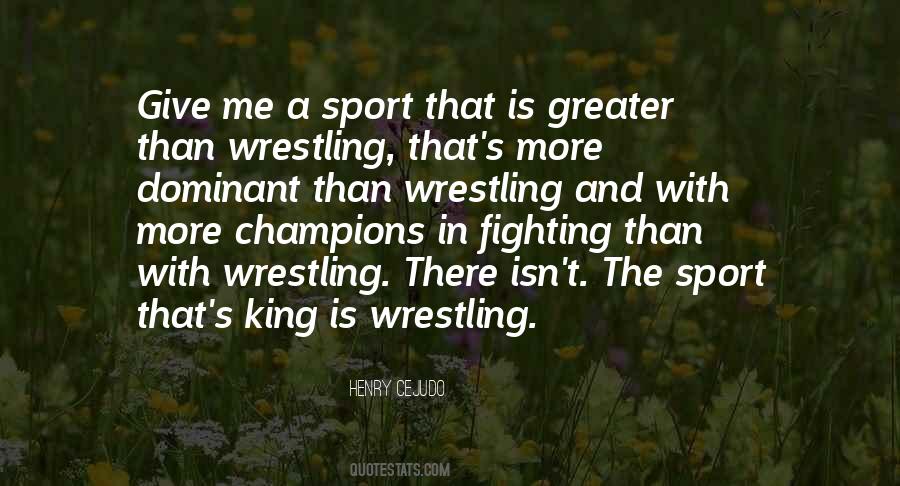 Wrestling's Quotes #315504