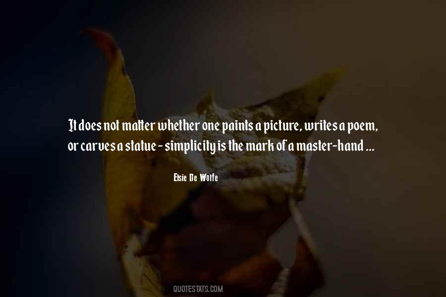 Quotes About Simplicity In Writing #1793227