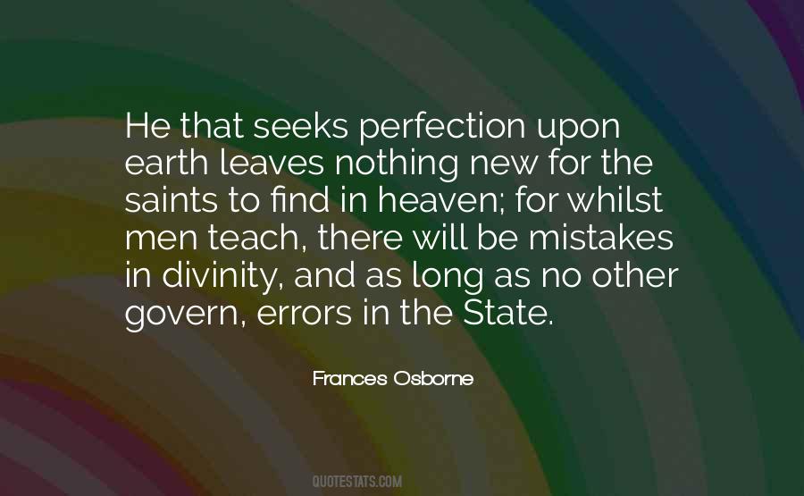 Quotes About Mistakes And Perfection #736016