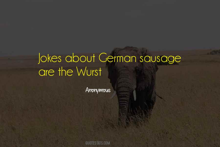 Wurst Quotes #162276