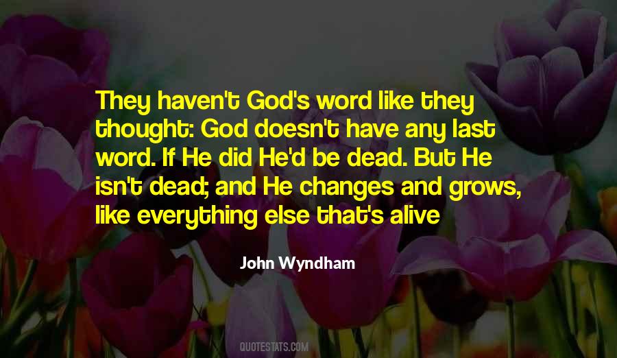 Wyndham's Quotes #381793