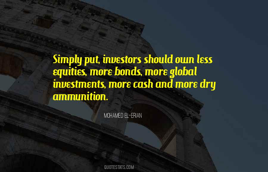 Quotes About Equities #1410529