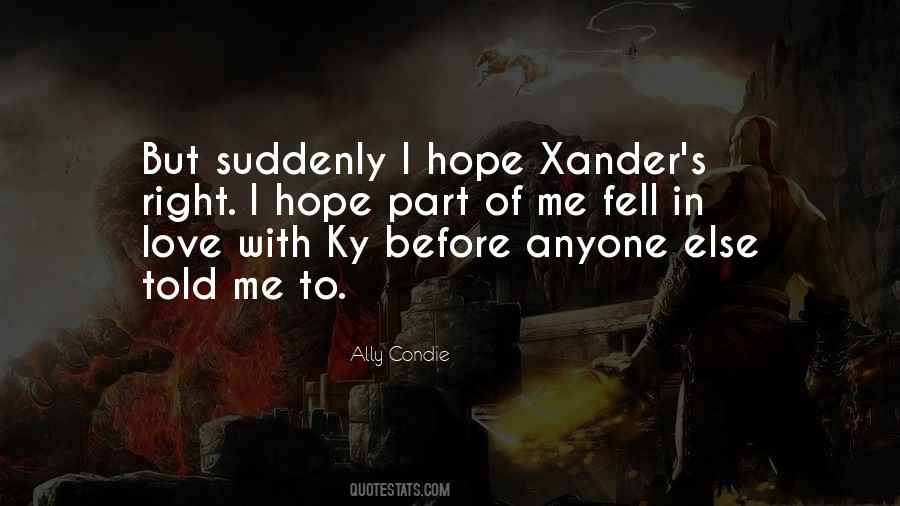 Xander's Quotes #1260965