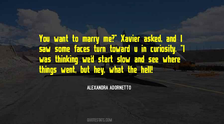 Xavier's Quotes #36382