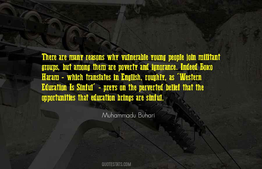 Quotes About Ignorance And Poverty #715999