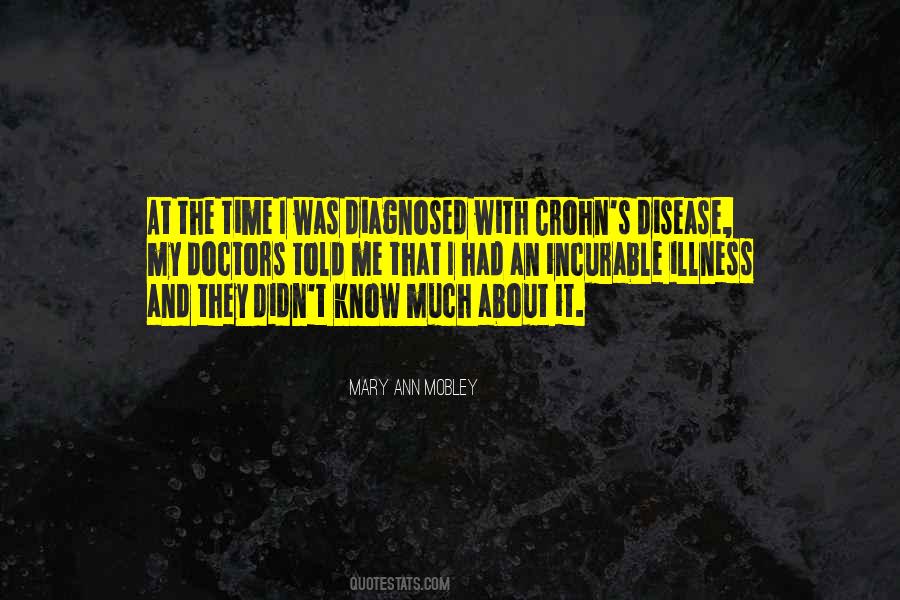 Quotes About Crohn's Disease #1130980