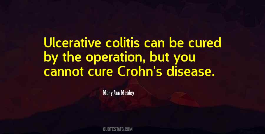 Quotes About Crohn's Disease #141276