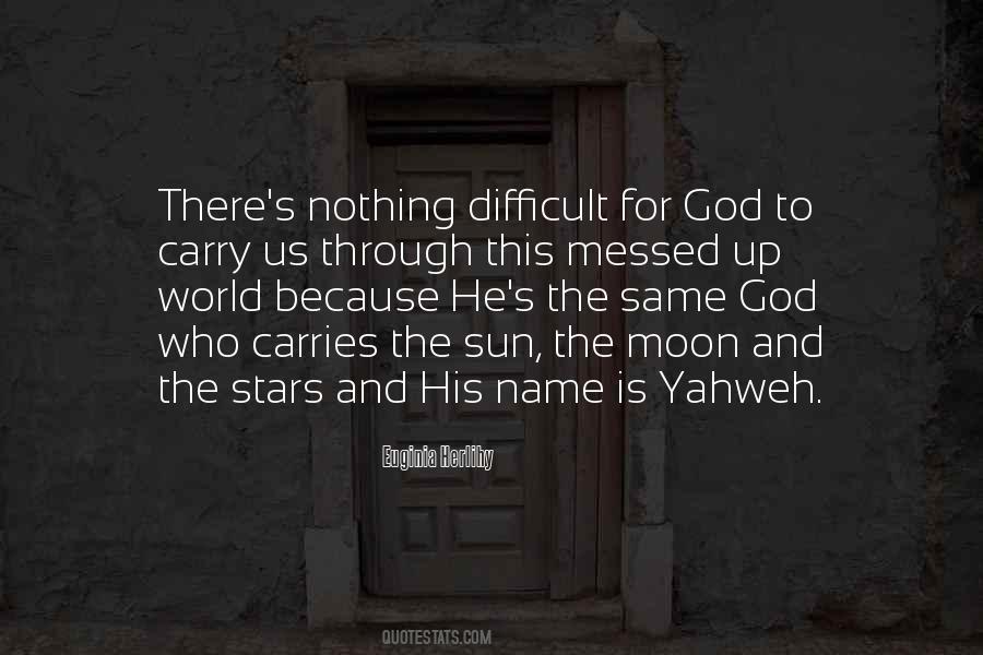 Yahweh's Quotes #183682