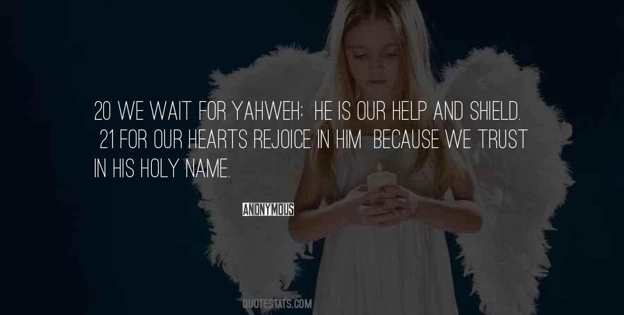 Yahweh's Quotes #638640