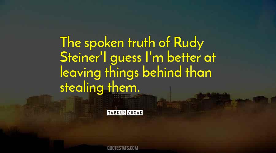 Quotes About Rudy #129333