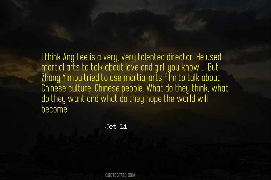 Yimou Quotes #332080