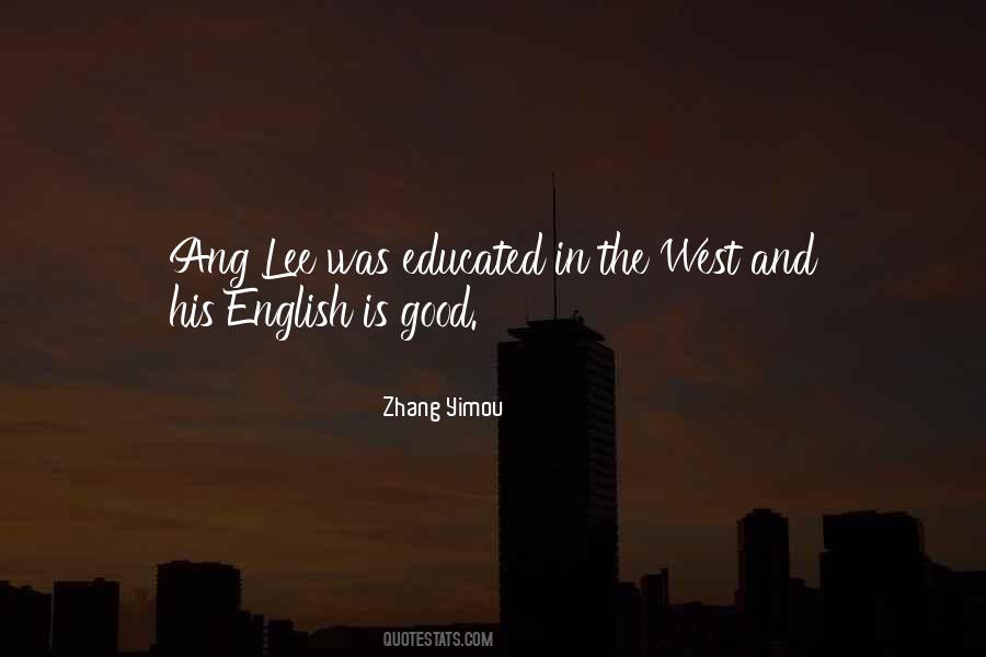 Yimou's Quotes #1174462