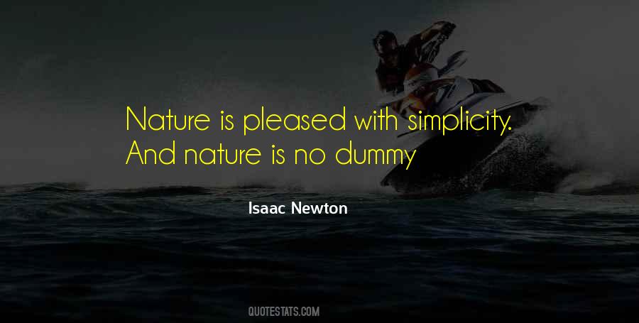 Quotes About Simplicity And Nature #700636
