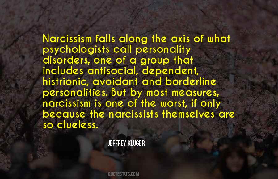 Quotes About Personality Disorders #1648822