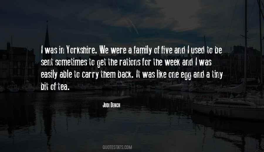 Yorkshire's Quotes #1300279