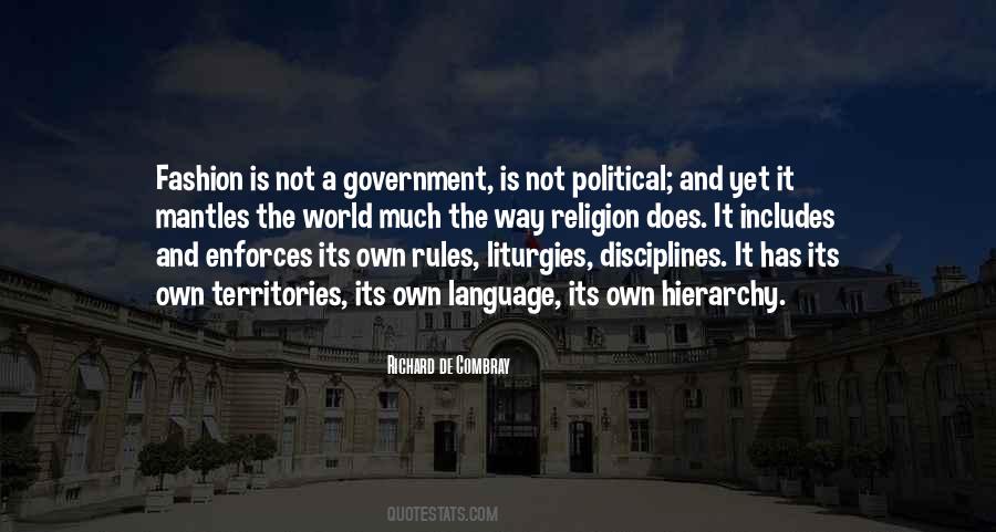 Quotes About Religion And Government #1001113