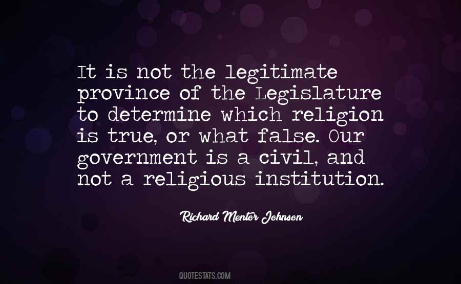Quotes About Religion And Government #1276419