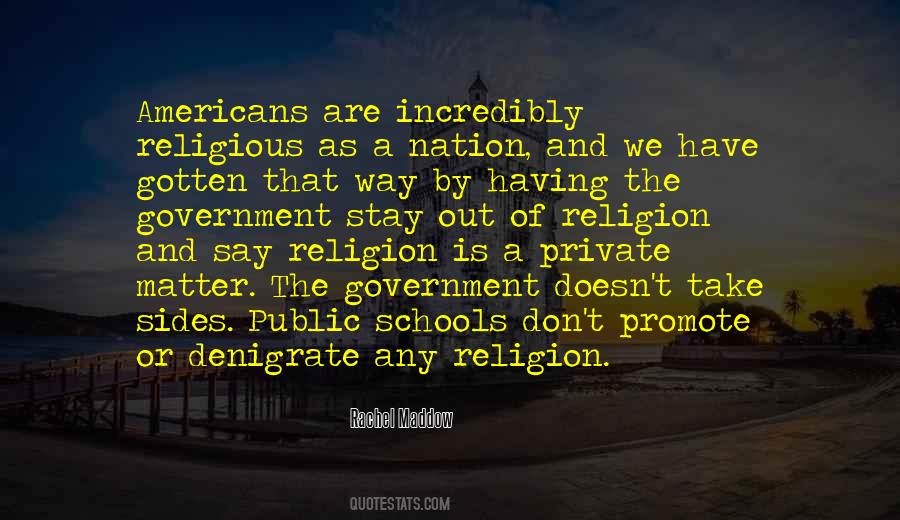 Quotes About Religion And Government #487168