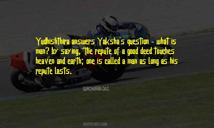 Yudhishthira Quotes #1660098