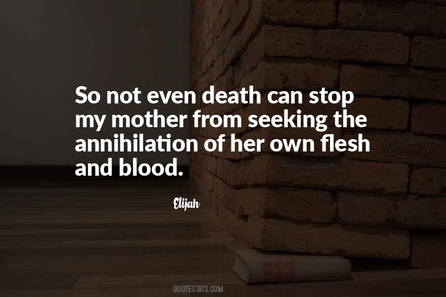 Quotes About Blood And Death #182061