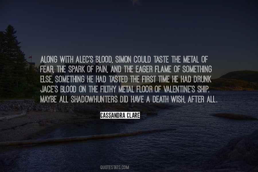 Quotes About Blood And Death #401621