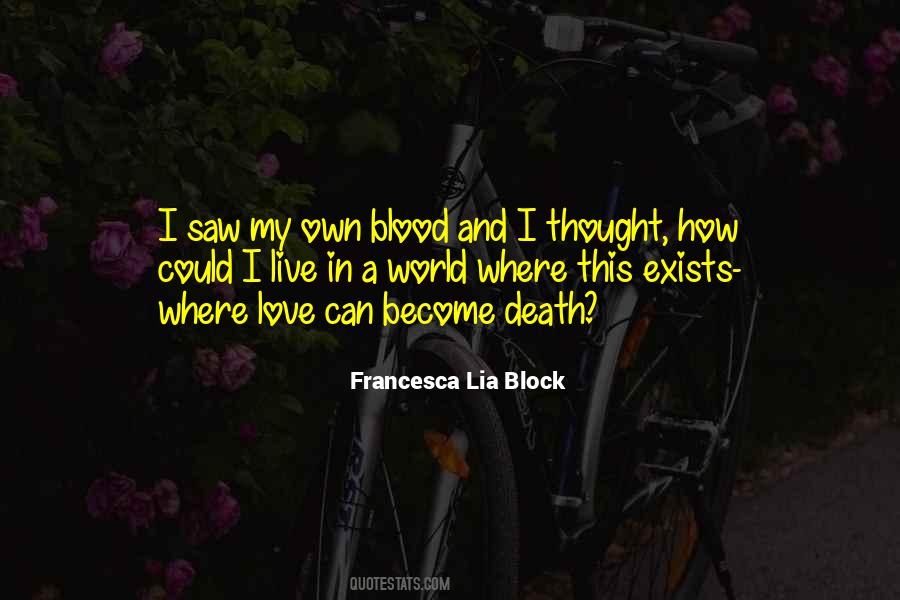 Quotes About Blood And Death #643298