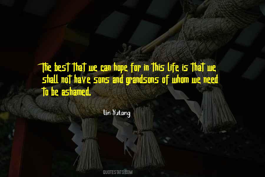 Yutang Quotes #511024
