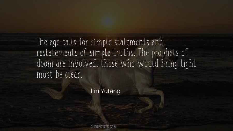Yutang Quotes #768413