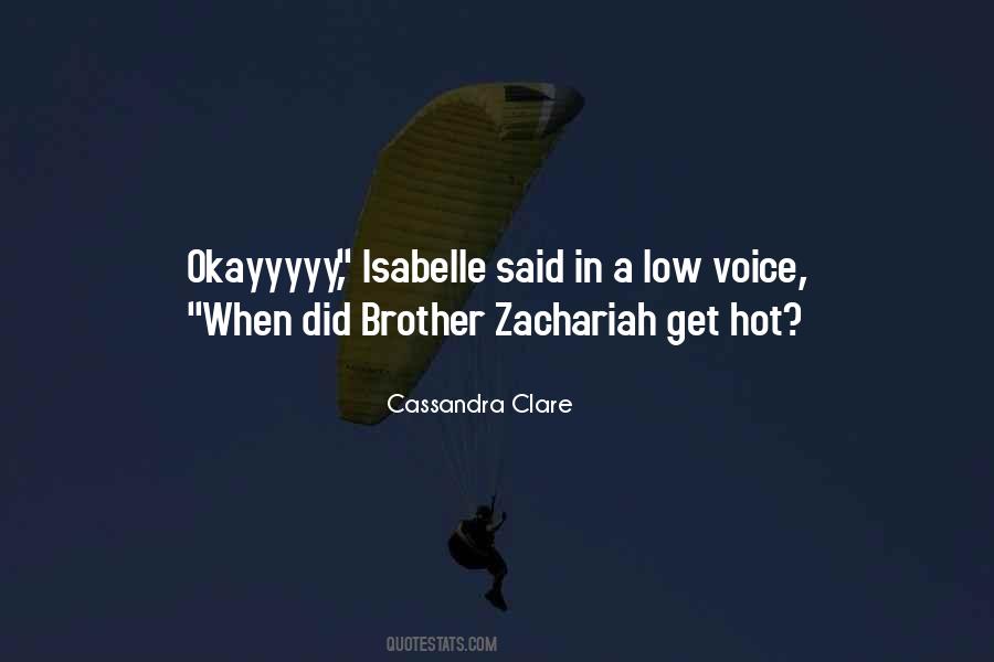 Zachariah's Quotes #141674