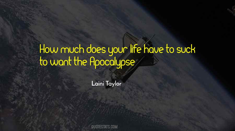 Quotes About Apocalypse #1400793