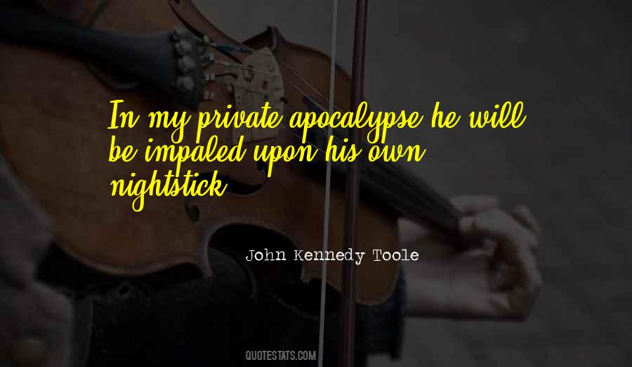 Quotes About Apocalypse #1430123