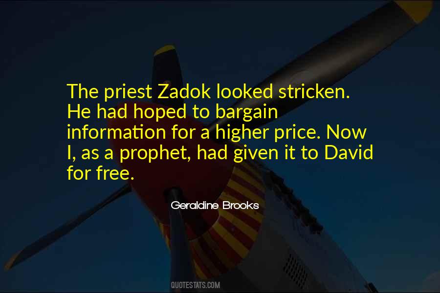 Zadok Quotes #1460871