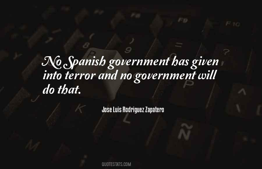Zapatero Quotes #1839930