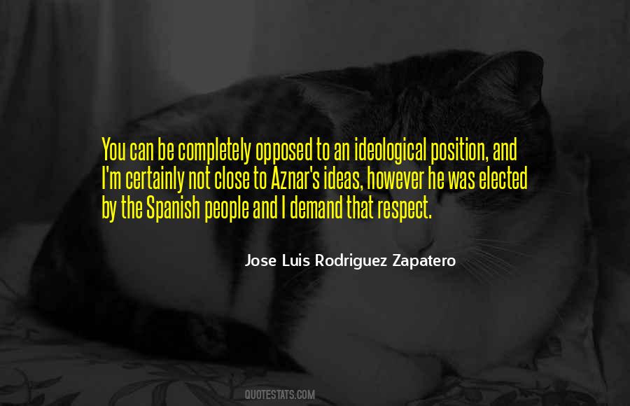 Zapatero Quotes #983355