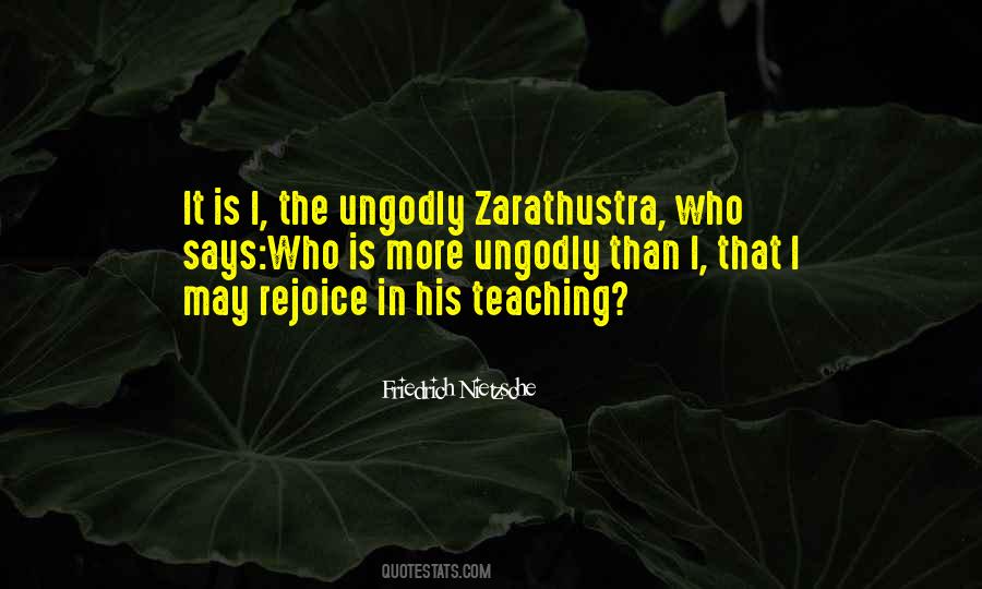 Zarathustra's Quotes #1314690