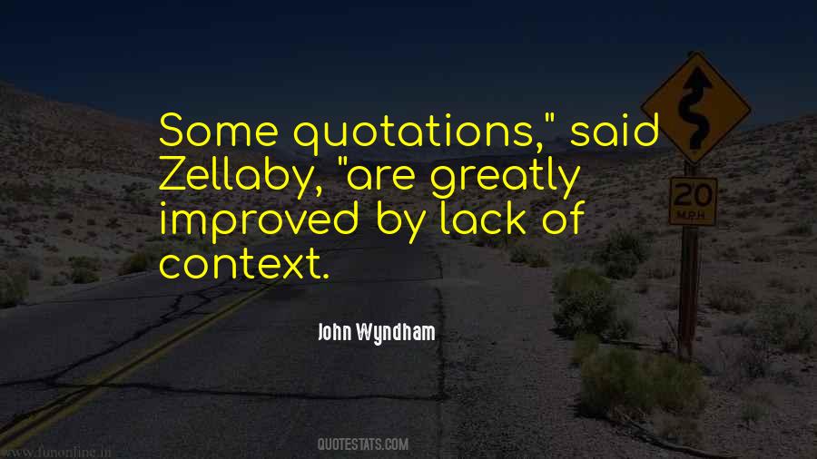 Zellaby Quotes #1734997
