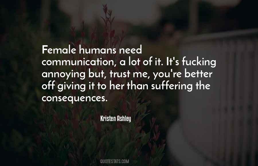 Quotes About Suffering The Consequences #143023