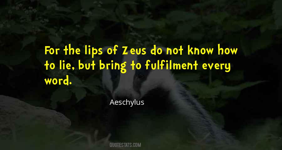 Zeus's Quotes #778651