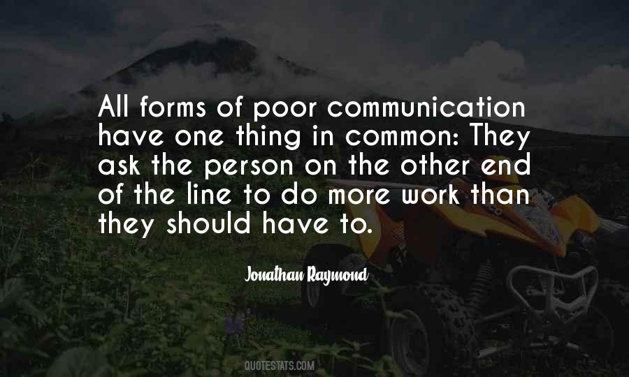 Quotes About Poor Communication #1647336