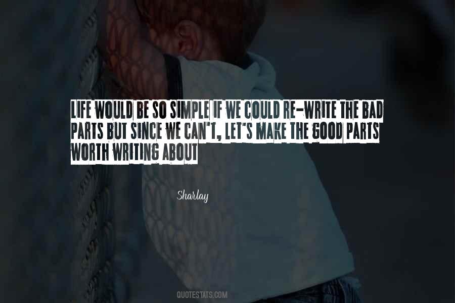 Quotes About Simple Writing #1011104