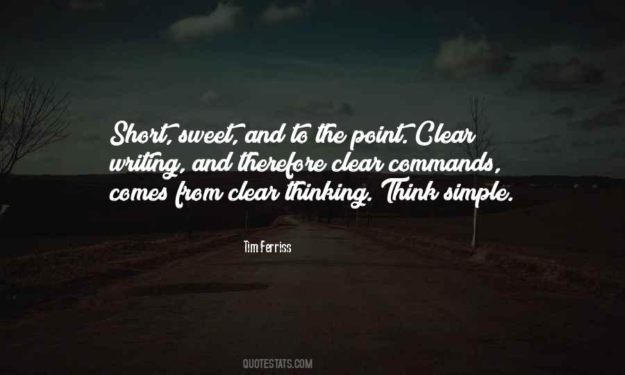 Quotes About Simple Writing #1012472 Quotes About Simple Writing #1012472