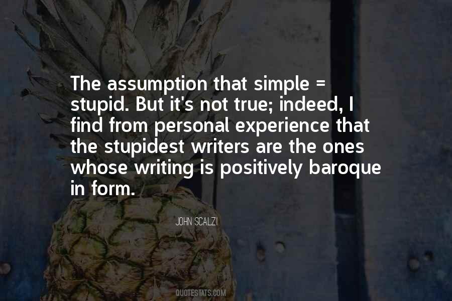 Quotes About Simple Writing #18246