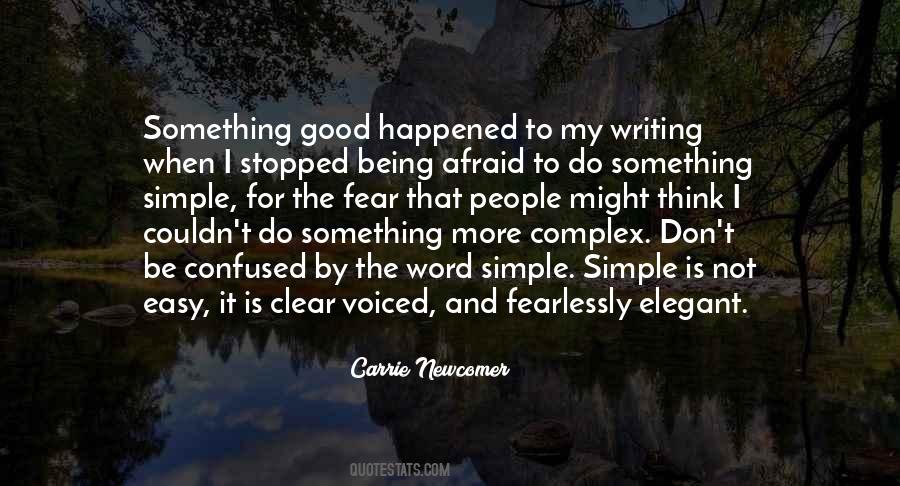 Quotes About Simple Writing #232286