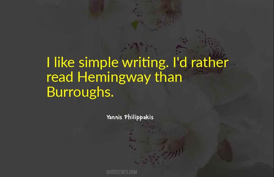 Quotes About Simple Writing #896845